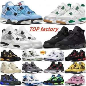 basketball shoes sneakers for men 4 designer shoes 4s Chaussures Outdoor Shoes black cat military black pine green Plate-forme topshoesfactory mens womens 38-47