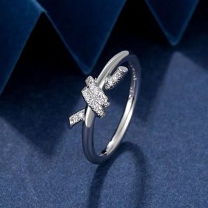 Designer Ring Silver Diamond Love Ring 18K Gold Plated Fashion Designer Jewelry for Women Wedding Ring With Box Wholesale Party Gifts