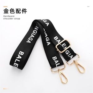 Bag Parts Accessories Black letter bag shoulder strap accessories threecolor optional crossbody backpack can be adjusted at will 2280h