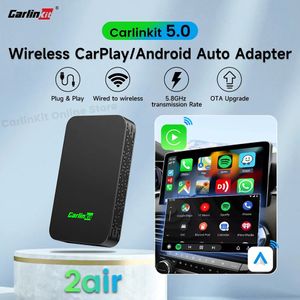 Carlinkit 2air CarplayワイヤレスAndroidオートワイヤレスボックスアダプターカーのプレイ