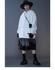 Kvinnors huvtröjor 2023 Kvinnor Hip Hop Streetwear Harajuku Pullover Angel God Printed Hoodie Pocket Cotton Fleece Grey Hooded Sweatshirt