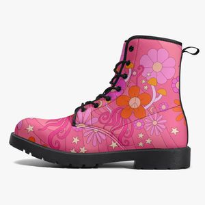 DIY Classic Martin Boots men women shoes Customized pattern fashion Mandarin Duck Color Matching Versatile Elevated Casual Boots 35-48 64862