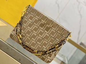 Dapu Moda Tasarımcı Çanta Mektubu Çift F Ladies Omuz Crossbody Çanta Banliyö Çanta Cüzdan Boyutu 22-29