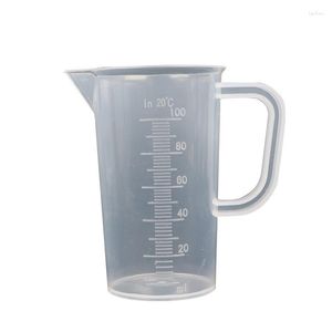 Measuring Tools Cup Transparent Scale Plastic Lab Without Handle Kitchen Bar Supplies