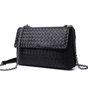 Designer Luxury Handbag BVS Botteg Vene New Style Single Shoulder Fashion Single Shoulder Oblique Straddle Chain Handwoven X