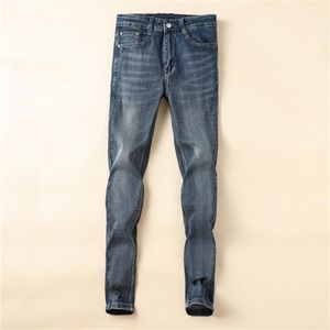 Nuovo arrivo Borse firmate da uomo Jeans Fold Stripe Style Lavato Moda Straight Jean s Pantaloni slim-leg Moto Biker Business Lei317U