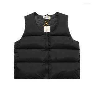 Mäns ner Mens Jackor Rockar Fall/Winter Vintage Versatile Cotton High Street Waistcoat för män kvinnor