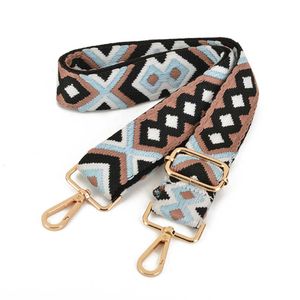 New 38mm diamond contrasting accessories for women's clothing bag strap, single diagonal adjustable backpack shoulder strap