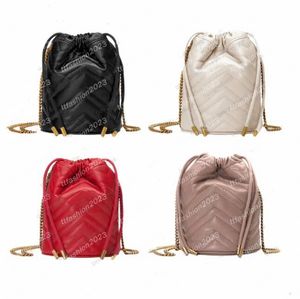 10A Dam Modna torba projektantów oryginalna skórzana luksusowa mini worek crossbody na ramię TOTE torebka torby komunikator