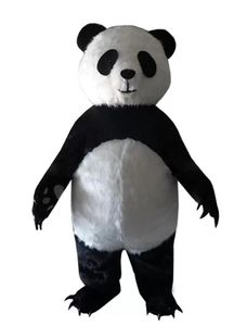 Trajes da mascote versão de venda direta da fábrica chinês gigante panda mascote traje natal festa de halloween evento