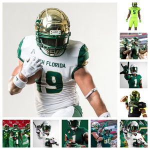 2023 South Florida Bulls Football Jersey 2 Michel Dukes 55 Andrew Mata'afa 18 Weston Wolff 76 Nikola Milovac 87 Gunnar Greenwald 22 K'wan Powell 20 Jaylen Johnson