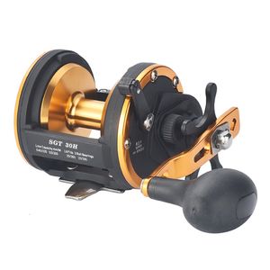 Fly Fishing Reels2 SGT30HSGT50H Series 60 1 Coil 31BB Aluminum Alloy Spool Sea Bass Drum Reel 25KG Max Drag Tackle 230912