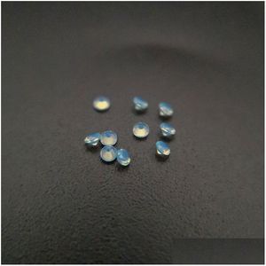 Diamantes soltos 254 boa qualidade resistência a altas temperaturas nano gemas faceta redonda 2.25-3.0mm opala clara acinzentada verde azul s dhgarden dhzh2