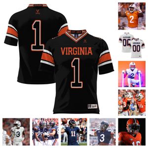 2023 Virginia Cavaliers Camisa De Futebol 25 Terrell Jones 23 Tayvonn Kyle 3 Delaney Crawford 81 Tekai Kirby 13 Sam Westfall 74 Noah Demeritt 71 Ugonna Nnanna