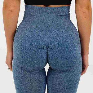 Active Pants Workout Leggings sömlös stickad fukt-absorberande sexiga yogabyxor som kör sports fitness Sexig yogalaggings Gymkläder Kvinnor Tights X0912