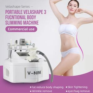 V9 body slimming machine with vacuum RF eyes' pen used for neck face eyes firm abs & lift buttock body sculpting slimming beauty machine