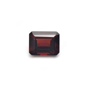 Lose Edelsteine 20 Teile/los Prinzessin Achteck Form Facette 5x3-8x6mm Hine Cut Fabrik Großhandel Chinesische Natürliche Rote Granat Gemst Dhgarden Dh9Mt