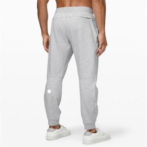 Ll herrar jogger långa byxor sport yoga outfit utomhus stads-svett yogo gymfickor svettbyxor byxor mens casual elastic wais2372