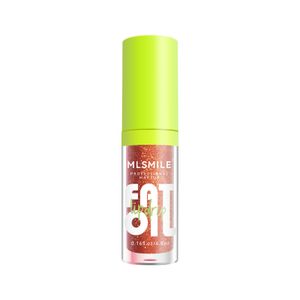 Mlsmile Big Brush Head Lip Oil Ultra-Hydrating Glossy Finish Lip Gloss Shiny and Vegan Tinted Lips Makeup