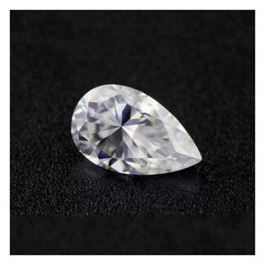 Lösa diamanter mycket utmärkt briljant snitt päron 2.5x1.6-6x4mm bra eld e-f färg högkvalitet moissanite ädelsten syntetiska dhgarden dhduh