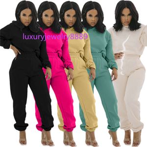 Women Two Pieces Outfits Long Sleeve Top Trousers Ladies New Fashion Pants Set Sportswear Tracksuits New Type Hot Selling klw5723