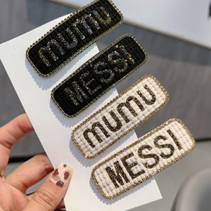 Coreano estilo brilhante strass metal designer grampos de cabelo para menina moda simples grampos de cabelo meninas jóias acessórios para o cabelo 2674