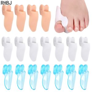 Separatory palców 25 PPairs Silikonowe wyrównanie stóp Ból Ból Hallux Valgus Szyna duża żel Separatorzy Pads Pads Gunion Propener Orthosis 230912