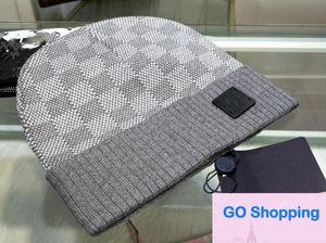 Big Brand Hat Foreign Trade Men and Women Winter Woolen Cap Black Knitted Hat Outdoor Keep Warm Baotou Beanie Hats