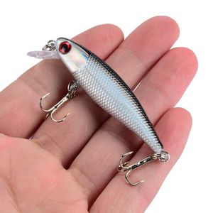 Yemler 1pcs 65cm 45g balıkçılık cazibesi kalitesi minnow 3d gözler plastik sert yem pesca yapay jig wobblers krankbait 230911