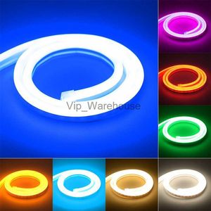 LED -remsor Super Bright Neon Sign LED -ljus 120LEDS/M 12V Flexibla LED -strip 2835 Vattentäta replampor Remsor utomhus hem dekoration HKD230912