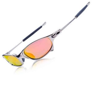 Utomhus Eyewear MTB Sport Riding Cycling Solglasögon Metal Frame Polariserade Cycling Glasögon Män Solglasögon UV400 Glasögon Cykling Eye2969