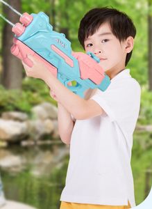 Water Gel Large Double Nozzle Water Gun Pull-out type Pistola de Agua a Presion Large Capacity Water Battle Outdoor Game Kids Toy water Pistols Water Rifle Water Pik