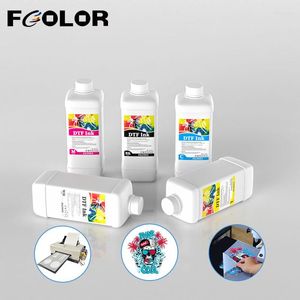 Kit di ricarica inchiostro Fcolor Pigmento DTF di alta qualità Forte duttilità di colore 1000ml PG2003 Vestito per pellicola PET per stampa digitale I3200