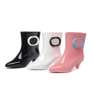 Designer-Damen-Ski-Schneestiefel, Plattform-Stiefeletten, modische Nylon-wasserdichte Schnür-Martin-Booties, klobiger Boden für Damen im Freien