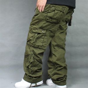 Multi Pocket Cargo Hosen Männer Plus Größe Casual Hosen Herren Trainingshose Outdoor Taktische Jogger Streetwear Mann Kleidung Große 172o