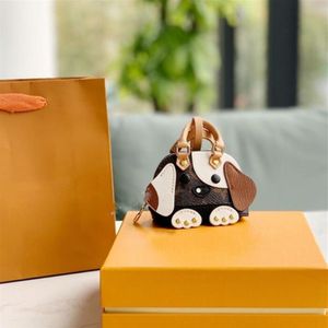 CC Borsa per portafogli chiave unisex in edizione limitata Borsa di lusso per cani con guscio di elefante Portamonete con portachiavi Cerniera classica Multi card 332h