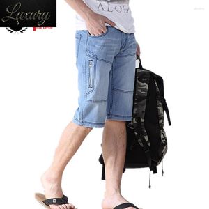 Herrenshorts KURZE JEANS MÄNNER Ankunft Sommerstil Herrenmode Größe 38 44 40 42 Denim Europäische Bermuda Ripped Half Jean Male