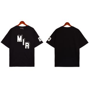 Мужские женские дизайнерские дизайнерские футболки мода 3D буквальная футболка для печати мужски хлопковые повседневные футболки с коротким рукавом негабаритный хип-хоп