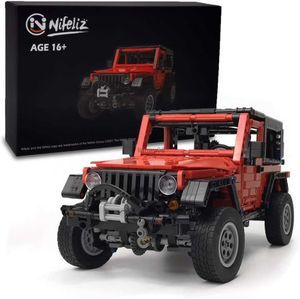Kits de construção de modelos Nifeliz Mini Off Road Vehicle Series MOC Technology Blocks and Engineering Toys Collection Modelo Car Kit L230912