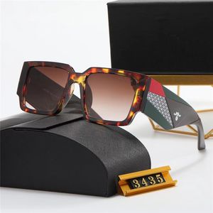 Fashion Classic Designer Okulary przeciwsłoneczne dla mężczyzn Kobiety Okulary przeciwsłoneczne Luksusowe polaryzowane okulary słoneczne Oważne okulary słoneczne Uv400 okulary PC Polaroid obiektyw S3435