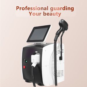 Heiße Verkäufe 808 Haarentfernung Pigment Corrector Diodenlaser Nicht-invasive Enthaarung Hautstraffung Salon mit großem Touchscreen-Logo angepasst