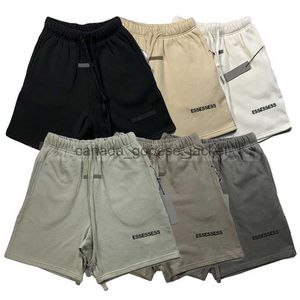 Męskie szorty męskie szorty solidne kolorowe spodni pamy swobodne pary joggery spodnie High Street Shorts for Man Refleksyjne krótkie damskie rozmiar streetwearu Hip Hop rozmiar S-xll230912