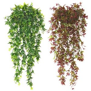Sztuczne winorośl bluszczowe rośliny liści winorośl wiszące fałszywe liście liści do ekologicznych dekoracji ściennych ślubnych