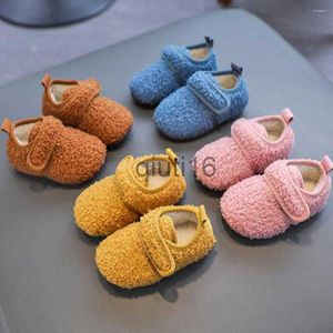 Hausschuhe First Walkers Kinder Kleinkind Hausschuhe Socken Künstliche Wolle für Jungen Mädchen Baby mit rutschfester Gummisohle x0913