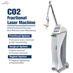 Máquina fracionária do laser do CO2 pele resurfacing máquina rejuvenescedora vaginal 60W equipamento do laser CO2 removedor da cicatriz da acne para o uso do salão de beleza da cara