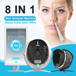 Visia máquina de análise de pele facial 3d ai lâmpada de madeira espelho mágico digital analisador de pele facial máquina de câmera facial para salão de beleza