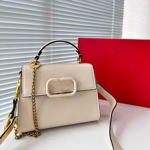 Designer Bags Crossbody Bag womens purse black white handbags elegant fashion leather chain shoulder v hand bags 230913