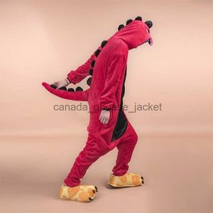 Kadın Uyku Salonu Yetişkin Dinozor Pijamaları Set Onesie Kadın Pijamalar Pijama Kış Hayvan Sweet Grear Oneepiece Onepiece Yetişkinler için Y200425L230913