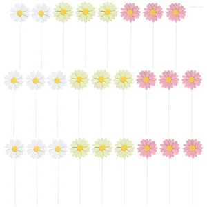 Festive Supplies 30 Pcs Daisy Cupcake Toppers Flower Cake Topper Picks Birthday