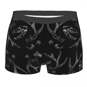 Underpants Forest Bones Skeleton Skull Bone Homme Panties Man Underwear Comfortable Shorts Boxer Briefs